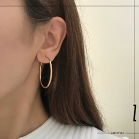 گوشواره حلقه‌ای خطی