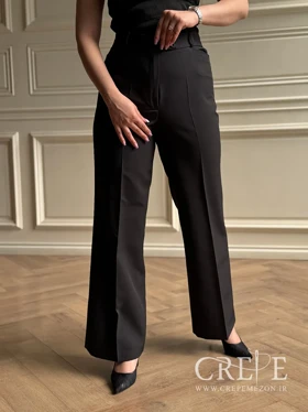 شلوار نیم بگ جلودکمه