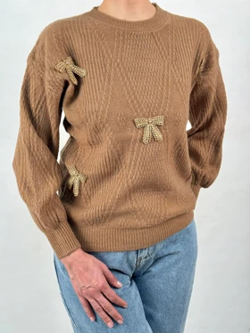 پلیور پاپیوندار