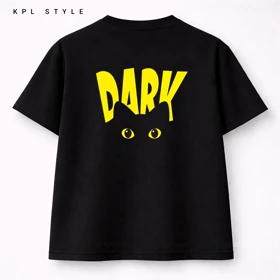 تیشرت باکسی طرح گربه 100٪ پنبه | کد 1362