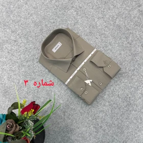 پیراهن ساده مردانه قواره کلاسیک _ استین بلند