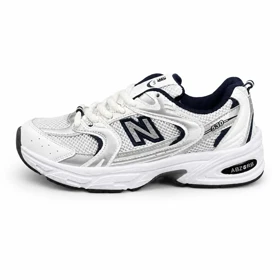 کتانی ست مردانه زنانه مدل نیوبالانس 530 سفید سرمه ای (کیفیت درحد مستر) New Balance