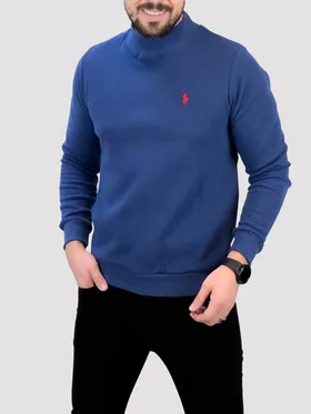 پلیور یقه 5 سانت polo آبی