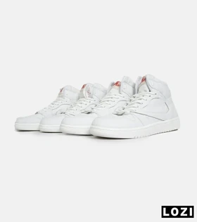 کفش کتانی ساق‌دار سفید مردانه و زنانه NIKE travis scott مدل 6700