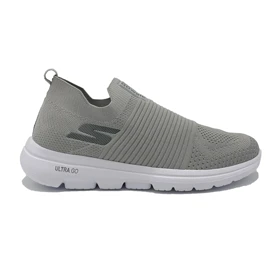 کتانی مردانه بافت مدل اسکیچرز Skechers رنگ طوسی