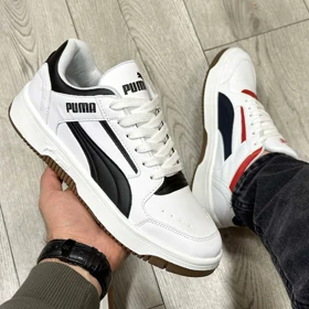 کفش و کتانی مردانه مدل پوما PUMA رنگ سفید مشکی