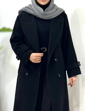 پالتو فوتر بلند آستردار بهگل