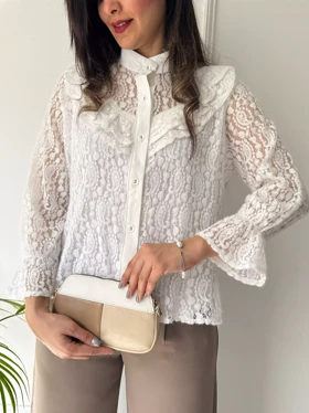 شومیز دانتل لاکچری