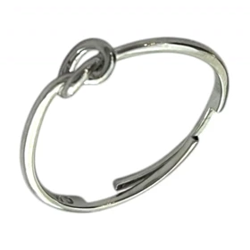 انگشتر زنانه گره‌ای ظریف و شیک، انتخابی بی‌نظیر