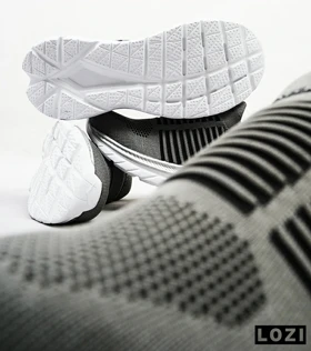 کفش کتانی طبی ورزشی خاکستری SKECHERS GHOST
