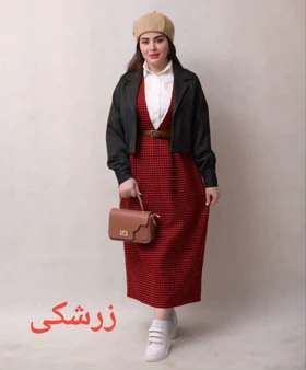 ست 3تیکه کت سارافون ارغوان