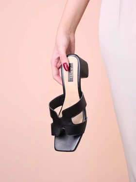 کفش صندل پاشنه‌دار زنانه کد 604