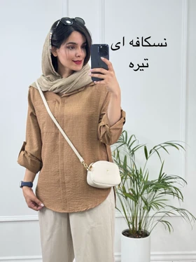 مانتو شومیزی گلی