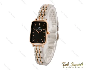 ساعت دنیل ولینگتون زنانه مستطیلی رزگلد نقره ای Daniel-4131-L