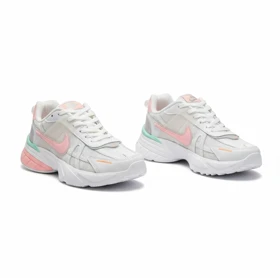 کفش کتانی نایک V2K Run سفید صورتی پاستیلی کد 294908