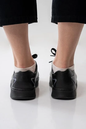 ونس بندی ساده چرم زنانه