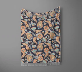 شال مبل ریش دار sofa shawl 21