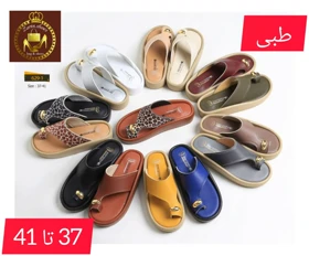 صندل تابستانه و روفرشی لاانگشتی زنانه تمام طبی 629-1