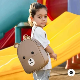 کوله مهد فانتزی چرمی خرس کوچولو