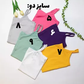 تاپ ساده مدادرنگی کد 632