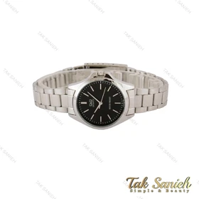 ساعت کیوکیو زنانه استیل صفحه مشکی QQ-5349-L