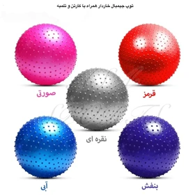 جیم بال خاردار همراه با کارتن و تلمبه