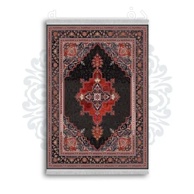 *جدید* فرشینه از جنس پارچه شانل مخمل ترک طرح فانتزی برند دفه کد 825