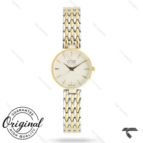 ساعت کرست مدل 9067-5 دورنگ طلایی Crest-11269-L