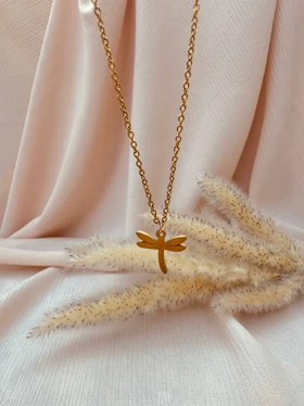 گردنبند سنجاقک استیل