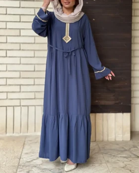 ساحلی آیدای گلدوزی طرح لوزی 7307 (طوسی)