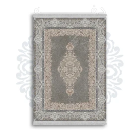 *جدید* فرشینه از جنس پارچه شانل مخمل ترک طرح فانتزی برند دفه کد 1114