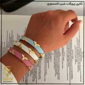 دستبند چرمی زنانه کد dzch12
