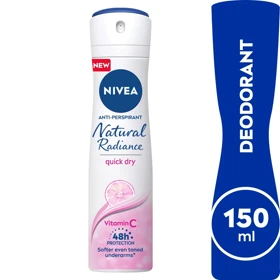 اسپری ضد تعریق زنانه نیوآ NIVEA مدل Natural Radiance 48h حجم 150ml