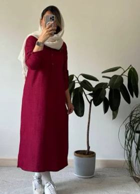 پیراهن مانتویی سلین