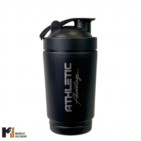 شیکر استیل ATHLETIC دو تیکه کد5501 (مشکی)