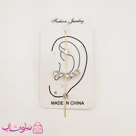 گوشواره زنانه کراس طرح لبخند