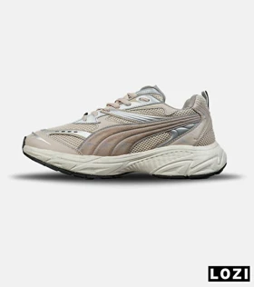 کفش کتانی ورزشی کرم مردانه و زنانه PUMA Velophasis مدل 8522