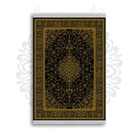 *جدید* فرشینه از جنس پارچه شانل مخمل ترک طرح فانتزی برند دفه کد 1237