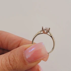 انگشتر ژوپینگ طرح پرنسس