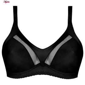 سوتین بدون فنر زنانه پانیذ مشکی کد 22202