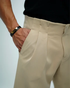 شلوار پارچه‌ای مردانه مام استایل فیت