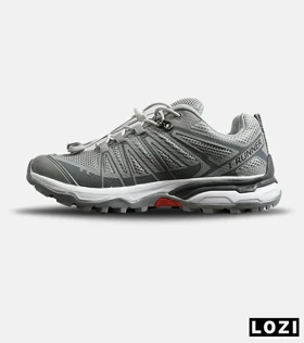 کفش کتانی مردانه و زنانه طوسی سفید I-Runner مدل 7921