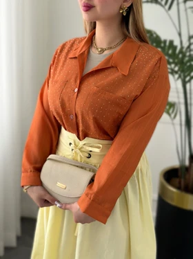شومیز نیسا 0324 (نارنجی)