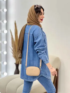 مانتو جین جیب زاپ تیدا