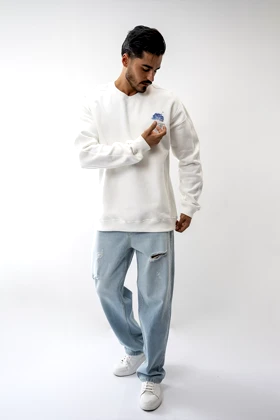 دورس آستین بلند بیسیک چاپی مردانه