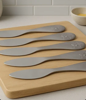 ست صبحانه خوری استیل سیلور طرح ستاره