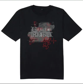 تیشرت گیم اف ترونز تیشرت game of thrones طرح لوگو