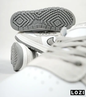 کفش کتانی مردانه و زنانه طوسی نایک NIKE AIR FORCE مدل 4568