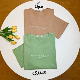 تیشرت باکسی آستین پاکتی کد 875