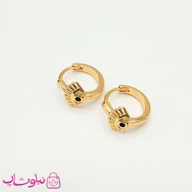 گوشواره حلقه‌ای زنانه ژوپینگ مدل چشم